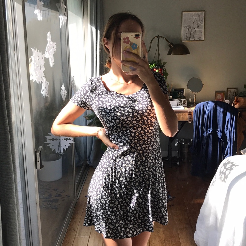 Babydoll disty floral dress